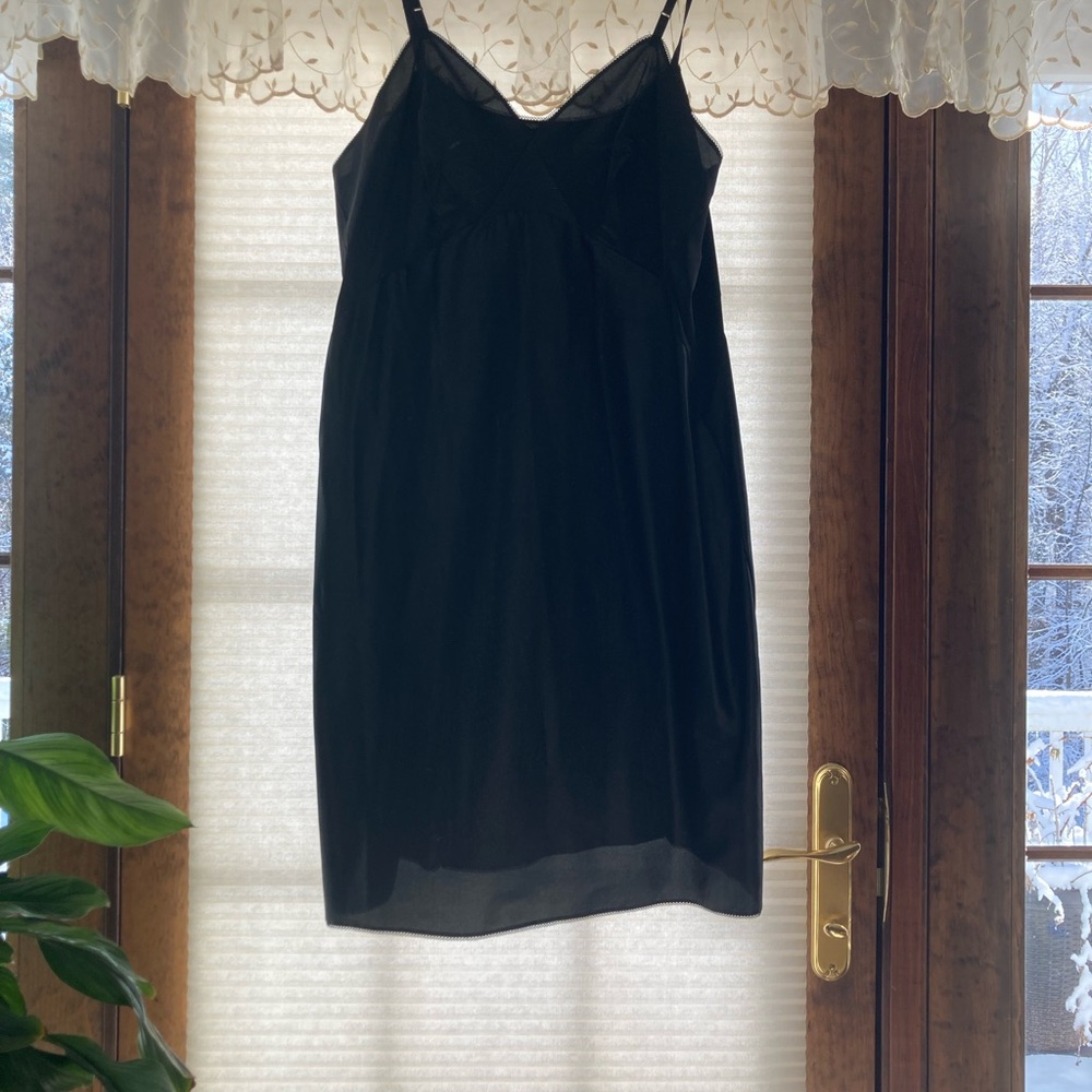 Vintage Black Slip Dress